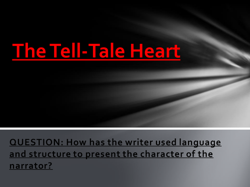 The Tell Tale Heart PEE paragraph models | Teaching Resources