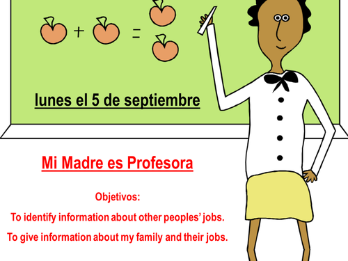 Mi Madre es Profesora - LESSON/JOBS/SER