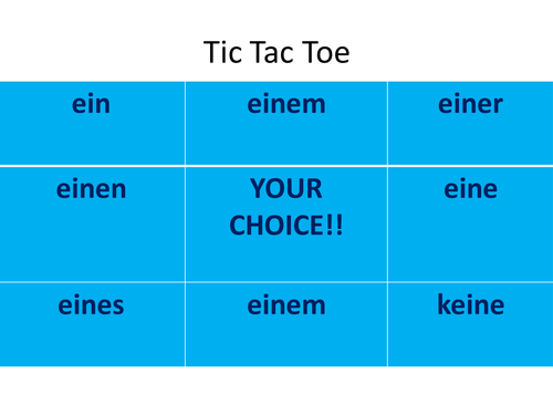 Various forms of the indefinite article