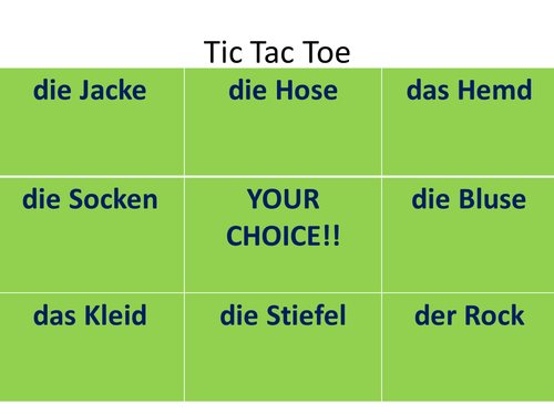 Kleidung noughts and crosses