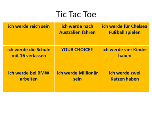 die Zukunft noughts and crosses