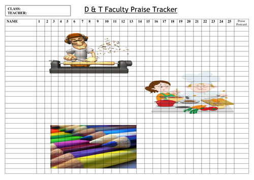 D & T Praise Tracker - rewarding effort