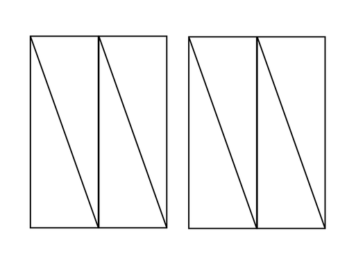 KS3 Worksheet – L5 Quads from 4 RA Triangles