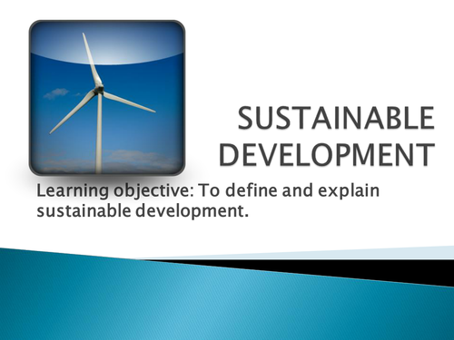 Sustainable energy PowerPoint