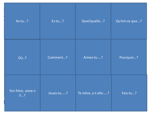 Question forming - TALK activity