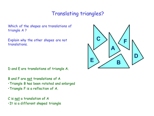 Level 5 - Transformations Plenary