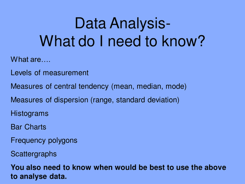 Research Methods Data Analysis