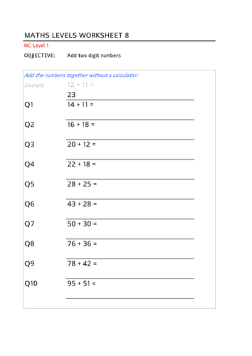 Adding Numbers