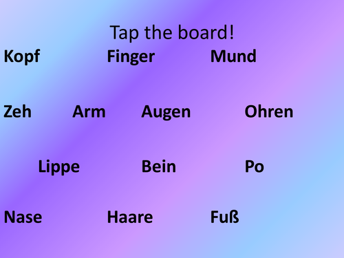 der Koerper tap the board game