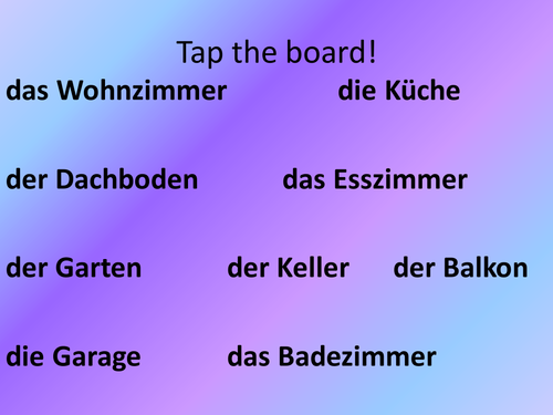 Die Zimmer tap the board game
