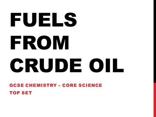Fuels from Crude Oil