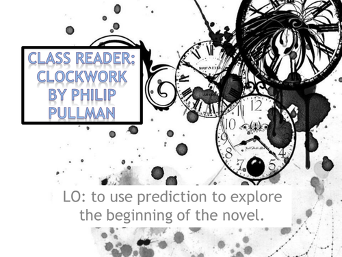 Clockwork - Philip Pullman - Beginning