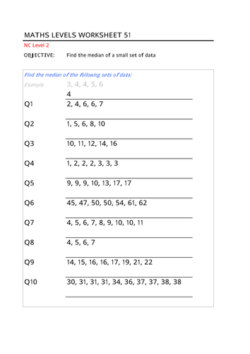 Find the Median