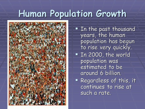 Hunam population growth
