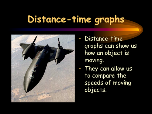 distance time graphs