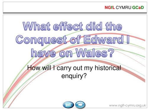 Edwardian Conquest of Wales - Source Types