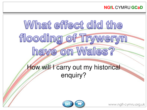 Tryweryn - Pupil Guide