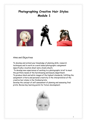 Photography and Hair - Activity | Teaching Resources
