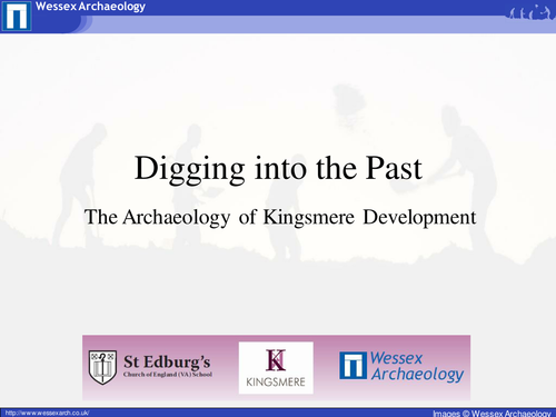 Archaeology of Kingsmere Estate Teacher's Pack