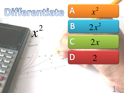 Differentiation starter. C1