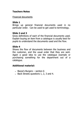 GCSE Applied Business : Unit 3 - Profit and Loss