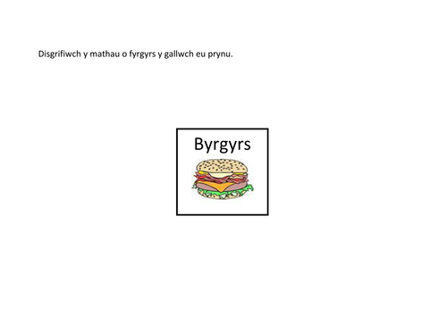 Byrgyrs - Mathau o fyrgers