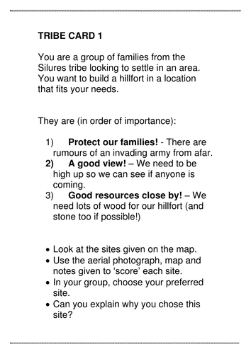 Detecting the past - Celts:  Leadership Activity