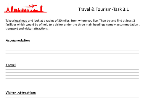 The UK Travel and Tourism Sector - Task 3