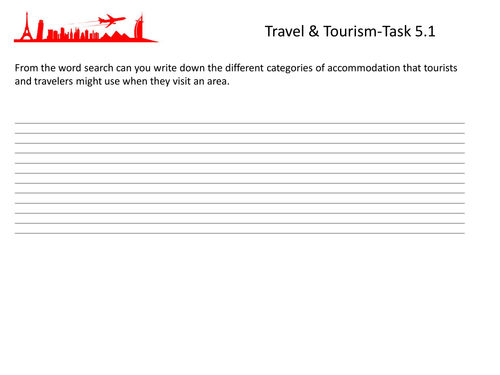 The UK Travel and Tourism Sector - Task 5