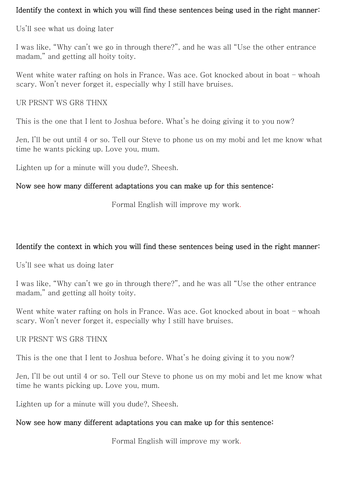 What is a sentence examples image