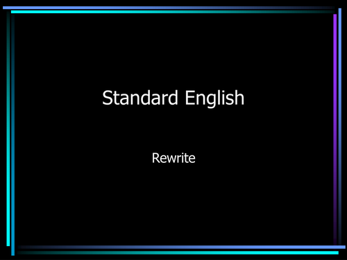 PP Starter Standard English