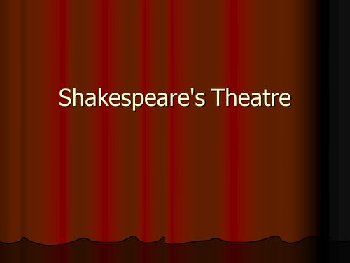 Tour of The Globe Theatre