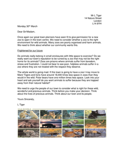 Student opinion: zoos should be banned picture