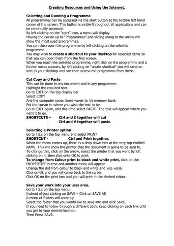 Guide to creating worksheets using the internet