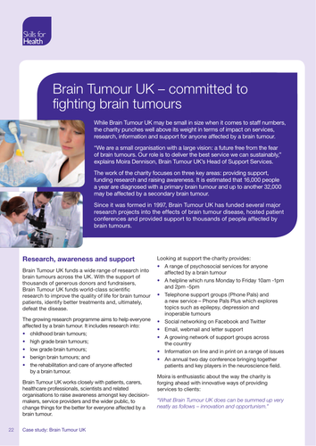 Brain Tumour UK Case Study