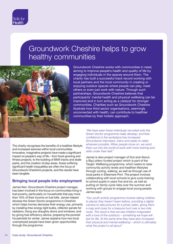Groundwork Cheshire Case Study
