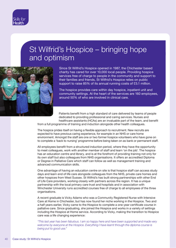St Wilfrid's Hospice Case Study