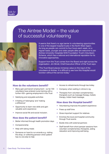 The Aintree Model Case Study