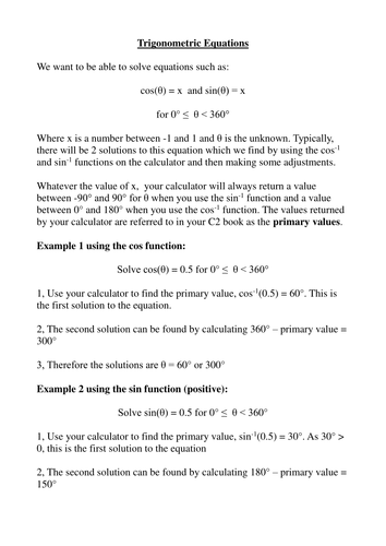 Trigonometric Function