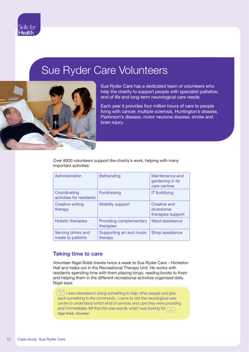 Sue Ryder Care Volunteers Case Study