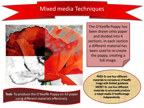 Natural form piece based on Georgia O'Keeffe