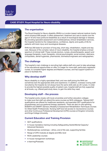 Case Study Royal Hospital for Neuro-disability