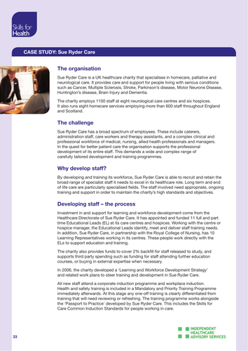 Case Study Sue Ryder Case