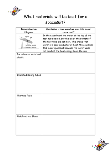 Rocket Science - Worksheet