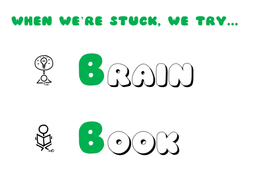 Brain Book Buddy Boss Poster Teaching Resources