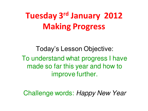 Target lesson to boost pupils from 2 to 4 lesson 7