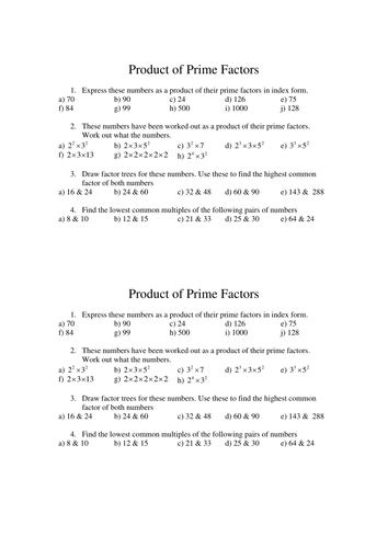 Product of Primes