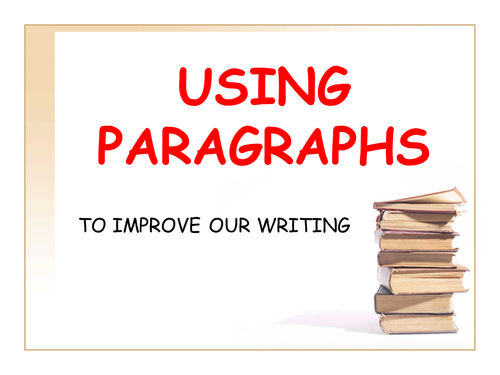 Using paragraphs