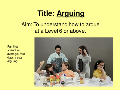 Five Stages Of Arguing