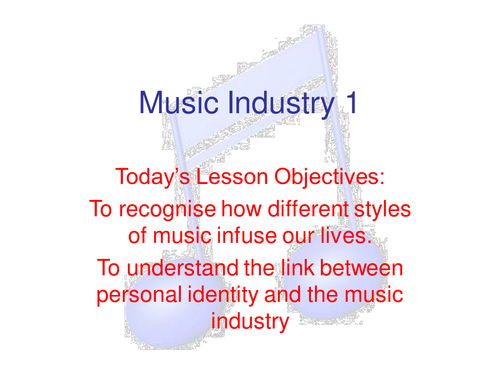 Music Business Coyrsework Lesson 1 full lesson PP